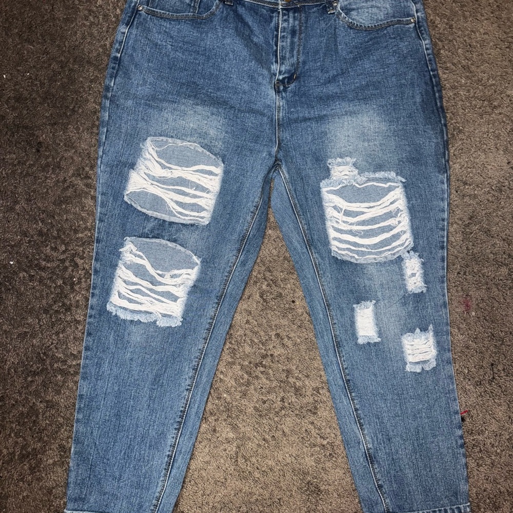 Boohoo Blue Denim Jeans
